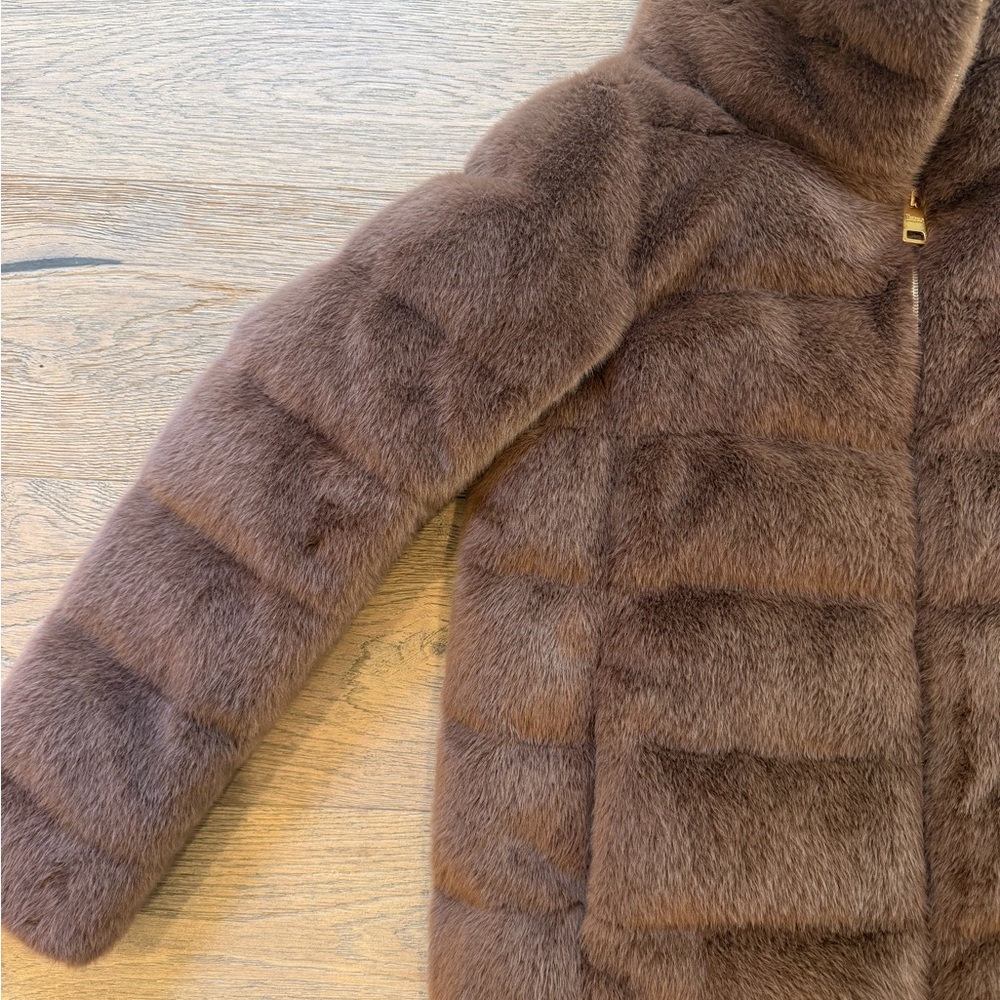 HERNO CAPPA IN LADY ALTERNATIVE FUR - Picture 3 of 5